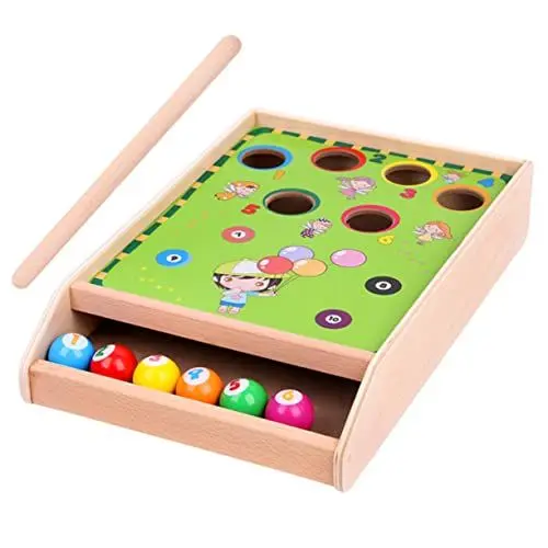 Produktbild: BESPORTBLE Tragbares Billardtischspiel - Kinder-Billard-Snooker-Set Mini-billardtisch Für Familien- Und Bürounterhaltung
