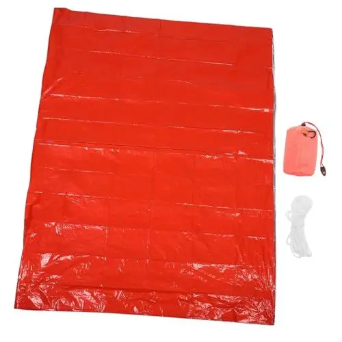 Produktbild: BESPORTBLE 1 Satz Zelt Im Freien Notfall-überlebenszelt Notfallvorräte Für Den Außenbereich Wärmedämmdecke Überlebensunterkunft Notversorgung Rettungsdecke Für Camping Pe-aluminiumfolie