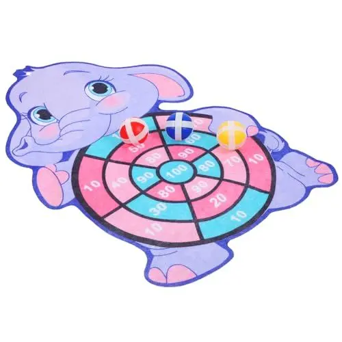 Produktbild: BESPORTBLE 1 Set Filzspielzeug Für Den Innenbereich Dartscheibe Für Kinder Klebrige Ballbretter Kinder Wurfspielzeug