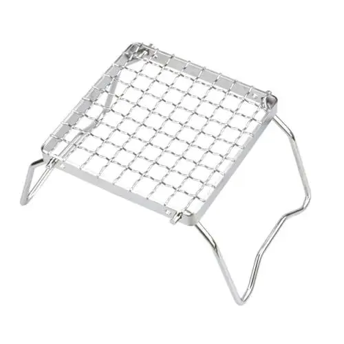 Produktbild: BESPORTBLE 1 Set Grilltopfgestell Grillgestell Camping Kochgeschirr Campinggrill Edelstahl Grillgestell Reise Grillgestell Outdoor Grillgestell Lagerfeuer Grillrost Picknick Grill