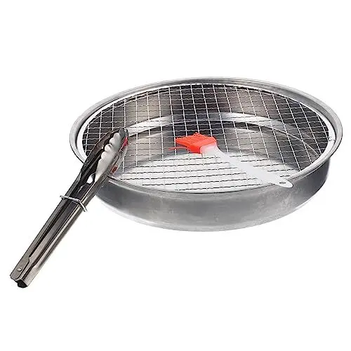 Produktbild: BESPORTBLE Praktisches Camping-grillwerkzeug Kleiner Grill Tragbarer Grillofen Für Den Außenbereich Einweggrill Aus Edelstahl