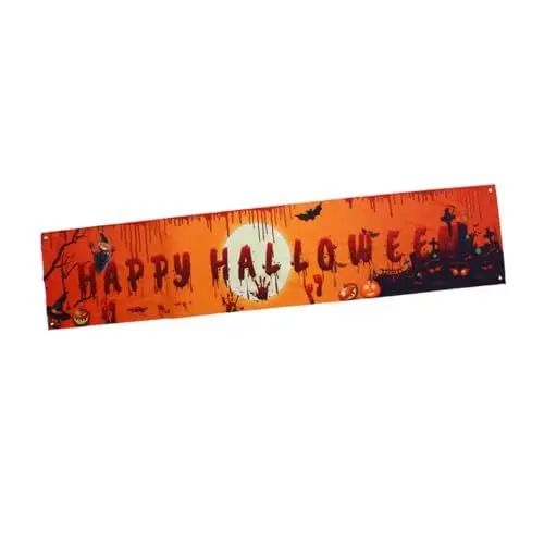 Produktbild: BESPORTBLE Halloween-dekoration Leichtes Tragbares Bar-hintergrundbanner für Party-requisiten