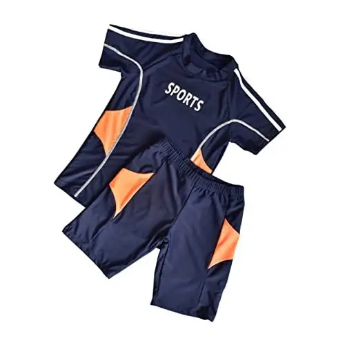Produktbild: BESPORTBLE 1 Stück Badeanzug Bademode Für Jungen Badehosen Für Jungen Sonne Bademode Badeshirts Für Jungen Kinder Bademode Schicke Bademode Polyester Sommer Strandkleidung Kleiner Junge