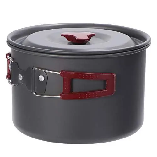 Produktbild: BESPORTBLE 1 Stück Kochtopf Für Lagerfeuer Outdoor-Camping-töpfe Campingausrüstung Im Freien Tragbarer Campingtopf Kochgeräte Kochset Lagerfeuertopf Individuell Falten Outdoor-Topf