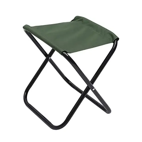 Produktbild: BESPORTBLE Tragbarer Klappstuhl Für Den Außenbereich Mini-campingstuhl Faltbarer Angelhocker Strandhocker Für Den Außenbereich Grillstuhl Kleiner Stuhl Rot