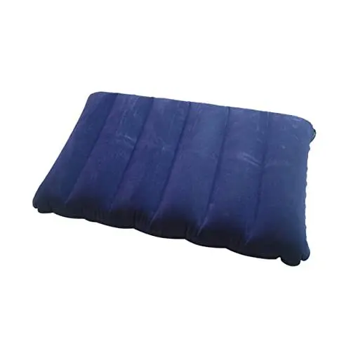 Produktbild: BESPORTBLE 1pc PVC Beflocktes Aufblasbares Kissen Für Outdoor-Reisen Camping Tragbare Nackenkissen Zum Schlafen Leichtes Atmungsaktives Nackenkissen Ergonomisches Kissen Für Den Nacken