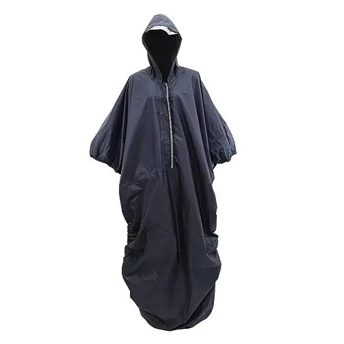 Produktbild: BESPORTBLE Regenponcho für Rollstuhlfahrer Regenmantel Rollstuhlumhang Reflektorstreifen