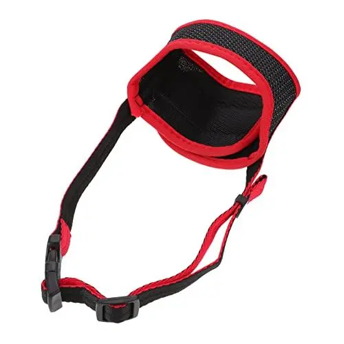 Produktbild: BESPORTBLE 1stk Schnauze Lustiger Hundemaulkorb Anti-beißender Hundemaulkorb Weicher Maulkorb Für Kleine Hunde Maulkorb Für Hunde Großes Hundegeschirr Hundemundschutz Gegen Biss Rot Nylon