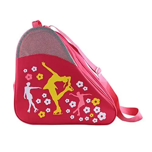 Produktbild: BESPORTBLE 1stk Tasche Zum Eislaufen Schlittschuhtasche Rote Rollschuhtasche Skate Rad Tasche Rollen-Aufbewahrungstasche Tasche Für Rollschuhe Eislauftasche ß Skateboard-Tasche Mädchen