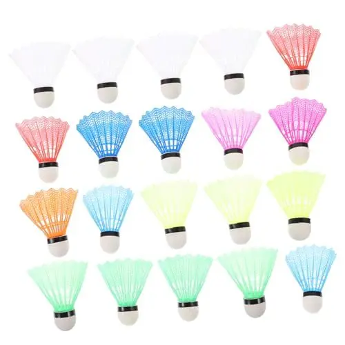 Produktbild: BESPORTBLE 20St Kinder-Badminton Badminton Federbälle Birdies Badminton Kork Paddelball Nylon-Badminton-Birdies Spielzeug Badmintonball Federbälle trainieren Schüttgut Federball der Vogel