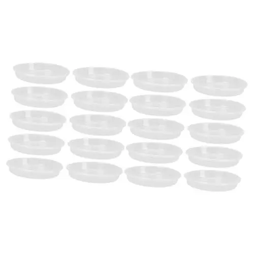 Produktbild: BESPORTBLE 20 STK Blumentopf Tablett Pflanzentopfschale Pflanzenschalen blumentopf Drainage blumentopf untersetzer Anlage Topfpflanzen drinnen Kunststoffschalen für Pflanzen Pflanzschalen