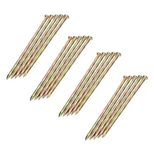 Produktbild: BESPORTBLE 20 Stück 6 Schraube drehen Landschaft Verankerungsnagel Kunstrasennägel Heringe bodenanker zeltnagel Spiralnagel Spiraldecknagel Twist-Nägel Zimmermannsnägel verzinkt