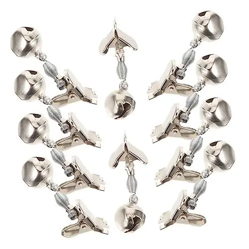 Produktbild: BESPORTBLE 20 Stück Metallglocke Angelglocken Für Angelruten Angelrutenglocken Angelalarm Angelruten-Alarme Angelalarmglocke Bissanzeiger Für Angelruten Angelruten-Alarmglocken