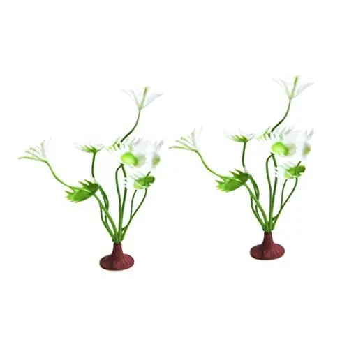 Produktbild: BESPORTBLE 20stücke Aquariumgras Künstliches Wassergras Mit Sockel Aquarium Pflanzenornament Für Diy- Aus Hochwertigem Material Für Langlebigen Einsatz