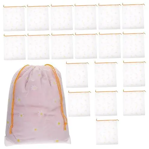 Produktbild: BESPORTBLE 20stücke Gepäcktaschen-organizer Aus Pvc Und Tragbar Für Kleidungslagerung Transparente Reißverschlusstasche Geeignet Für Zuhause Schlafzimmer Und Reisen Platzsparende