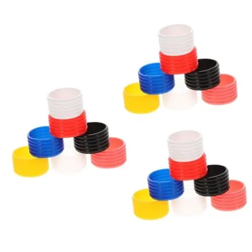 Produktbild: BESPORTBLE 21 Stück Schlägerdichtungs Gummiring Tennisgriff Overgrip Farbige Tennisbälle Austauschbarer Kompakter Tennisschläger Griffring Tennisschläger Griffbänder Schlägerzubehör