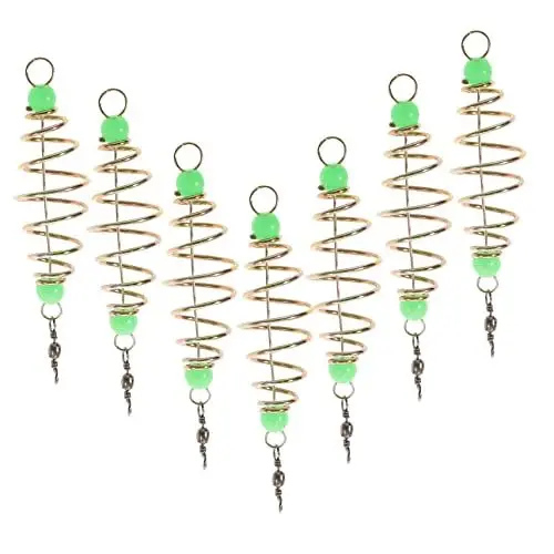 Produktbild: BESPORTBLE 24st Angeln Mit Springködern Futterkörbchenhalter Zum Angeln Sitzkiepe Angeln Feedern Feederkäfig Für Grobköder Frühjahr Karpfen Futterspender Fish Metall Garnelen Kohlenstoffstahl