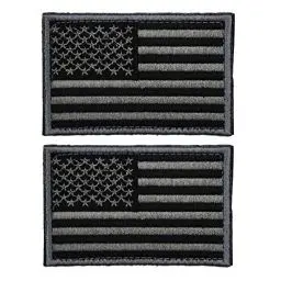 Produktbild: BESPORTBLE 2Pcs Taktische Patches Selbstklebende Amerikanische Flagge Applikation USA Militäruniform Emblem Patches für Rucksäcke Mützen Hüte Jacken Hosen