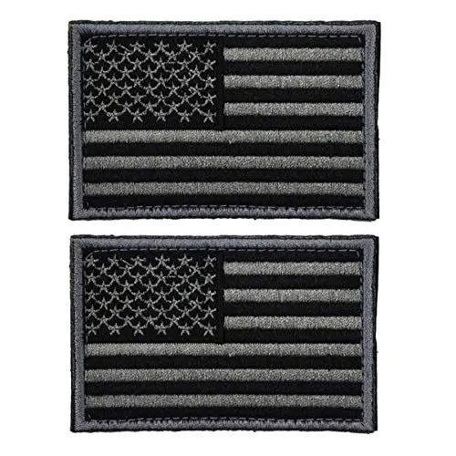 Produktbild: BESPORTBLE 2Pcs Taktische Patches Selbstklebende Amerikanische Flagge Applikation USA Militäruniform Emblem Patches für Rucksäcke Mützen Hüte Jacken Hosen