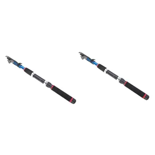 Produktbild: BESPORTBLE 2St Angel ausrüstung Angler ausrüstung die mi Angeln fischen Meter carbonfaser fisching Casting rute Fischer pedelec gã¼rtelmesser Kurze Angelrute GFK Meerespol einstellen rotieren