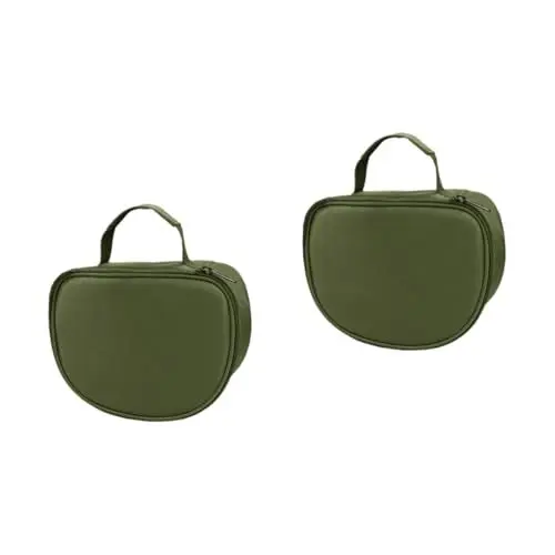 Produktbild: BESPORTBLE 2 Stücke Angelrollen Tasche Stange Lagerung Fall Für Angelgerät Armee-