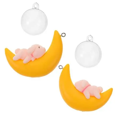 Produktbild: BESPORTBLE 2stücke Tierform Wasser Deko Für Aquarium Realistische Mond-Hund Dekoration Für Unterwasserlandschaften Vielseitig Einsetzbar Als Fischtank Ornament