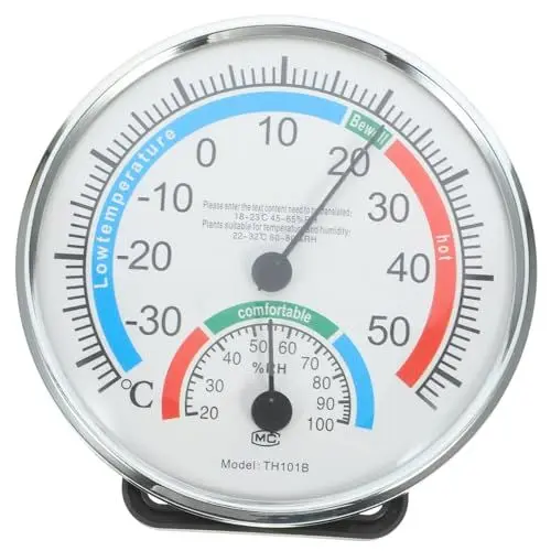 Produktbild: BESPORTBLE 2St Garten thermometer Wandthermometer außen Thermometer digitales Thermometer Hygrometer Außenthermometer Wandthermometer aus Kunststoff 2-in-1-Feuchtigkeits-Temperaturanzeige Abs