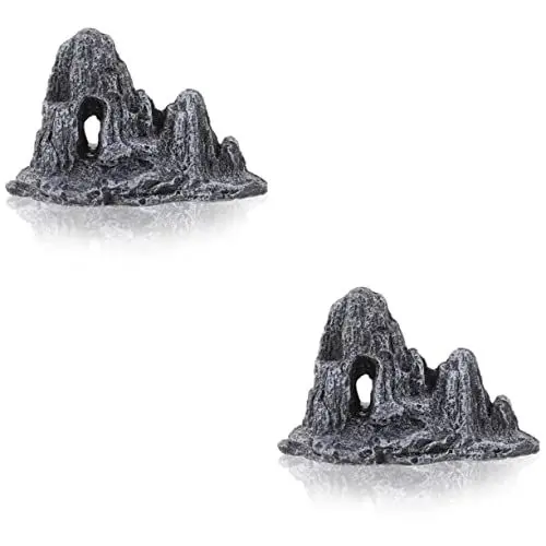 Produktbild: BESPORTBLE 2St Mini-Steingarten Sandtischverzierung Desktop-Dekor bürodeko büro Dekoration Zubehör für Aquarien Angelzubehör Bonsai-Schmuck für den Innenbereich zarter Steingartendekor Tier