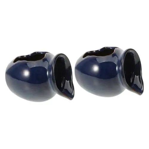 Produktbild: BESPORTBLE 2St Ornamente aus fließendem Wasser Bettas Indoor-Wasserbrunnen Garten-Wasserfall-Set Wasserkrüge teichzubehör innenbrunnen Zirkulationsbrunnenglas Gartendeko Brunnen Keramik
