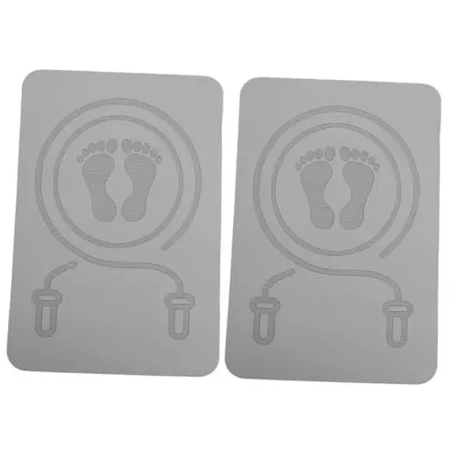 Produktbild: BESPORTBLE 2St Sprungmatte gymnastikmatten turnmatten antirutsch Yoga-Essen Übungspad Trainingsmatte für den Haushalt Sportmatte für den Sport tragbar Yoga Matte Tanzmatte Fitnessmatte tpe
