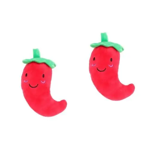 Produktbild: BESPORTBLE 2St pet quietschkauen plüsch Plüschtiere Banane hundespielzeug Plüschspielzeug für Haustiere Welpen squeasy Plush Toy Spielzeug Katze katzenspielzeug Plüschtier für Hundekatzen