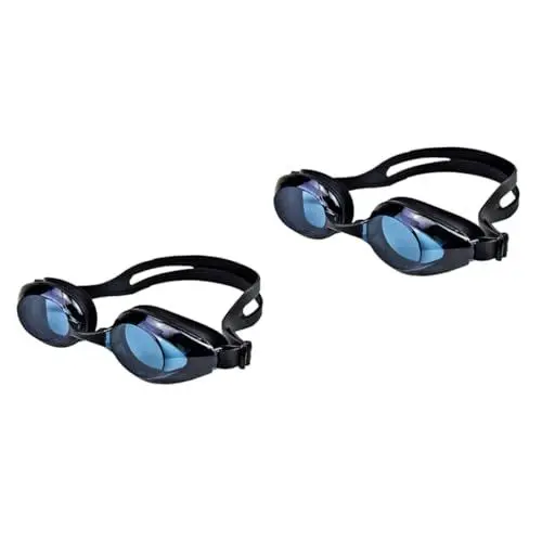 Produktbild: BESPORTBLE 2St schwimmbrilen schwimbrille Schwimmbrille mit Schutzhülle Schwimmbrille mit Anti-UV Strahlen schwimmbrille erwachsene Augenschutz Schwimmausrüstung Taucherbrille