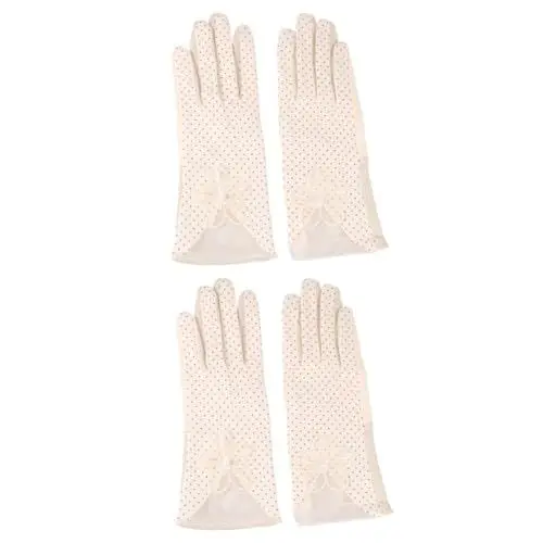 Produktbild: BESPORTBLE 2 Paar Warme Damenhandschuhe Touchscreen-sonnenkleidhandschuhe Einzigartige Spitzenhandschuhe