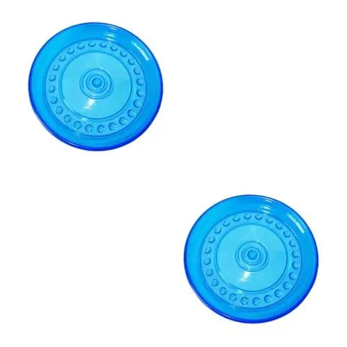 Produktbild: BESPORTBLE 2 STK Haustier-Float- Hund wassernapf Flyer für Welpen im Freien interaktives Spielzeug outdoorspielzeug Dog Toys lustige Haustier-Flugscheibe Haustier Hund Spielzeug Blue