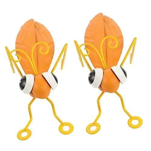 Produktbild: BESPORTBLE 2 STK schmiedeeiserne Heuschreckenverzierung Spielzeug für Ornamente für Kinder Spielzeuge Tischdekoration Insektenverzierung aus Eisen eisenhandwerk Modell