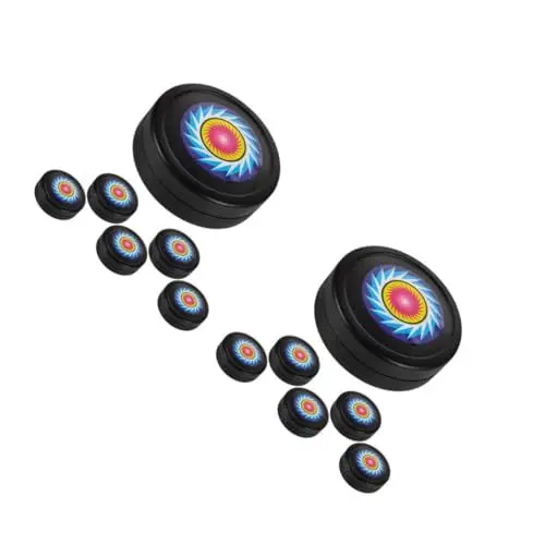 Produktbild: BESPORTBLE 2 Sätze Rasenhockey Eishockey-übungspuck Hockeybälle Hockeypuck Aus Kunststoff Eishockey-Pucks Eishockey-ausrüstung Offizielle Eishockeypucks Hockeyball Plastik Black 6 Stück * 2