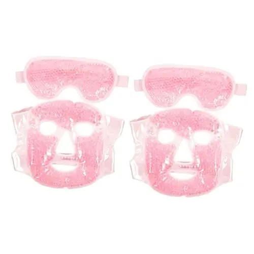 Produktbild: BESPORTBLE 2 Sets Schönheitsmaske Puffy Maske Gesichtskühlung Augenabdeckung Augenschutz Für Schlaf Gesichtsgel Schlafmaske Gesichtskühlungsmasken Eiskompresse Eis Gesichts