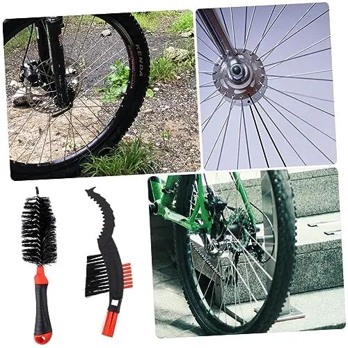 Produktbild: BESPORTBLE 2 Stück Fahrradkettenbürste Fahrradreiniger Bürstenreiniger Motorradkette Radfahren Kettenreinigungsbürste Fahrradkettenreinigungsgerät Fahrradradwaschbürste