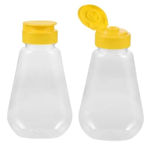 Produktbild: BESPORTBLE Soßenbehälter Aus Kunststoff Quetschflasche Nachfüllbarer Gewürzspender Für Honig Ketchup Senf Salatdressing