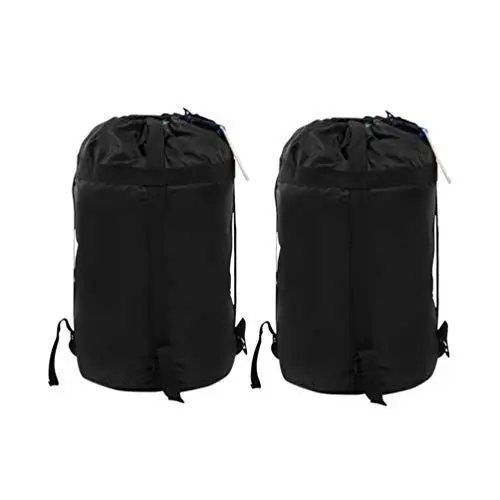 Produktbild: BESPORTBLE 2 Stück Kompressionssäcke Taschen Schlafsack Sachen Aufbewahrungssäcke Leichte Trockensäcke Veranstalter Ideal für Rucksacktouren Camping Wandern (Größe S)
