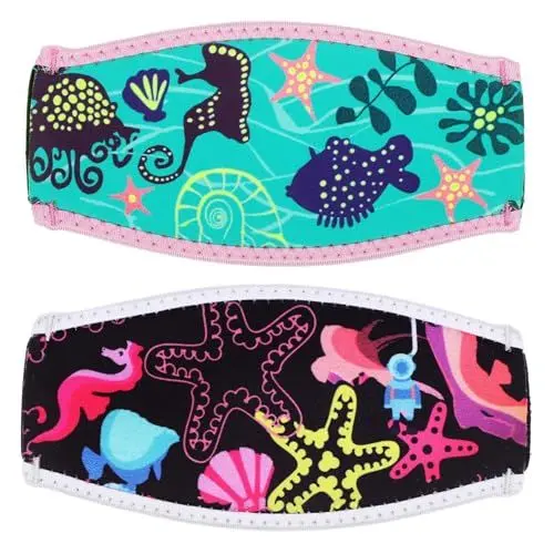 Produktbild: BESPORTBLE Tauchmaskenband 2-teiliges Set Neopren-maskenbänder Schwimmmaskenband Stilvolles Zubehör