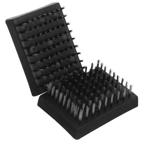 Produktbild: BESPORTBLE 2 Stück Outdoor Grillbürste Grill Reinigungswerkzeug Grillreiniger Grillbürste Grillrostbürste Stahlbürste Grillbürste Grillzubehör Werkzeuge