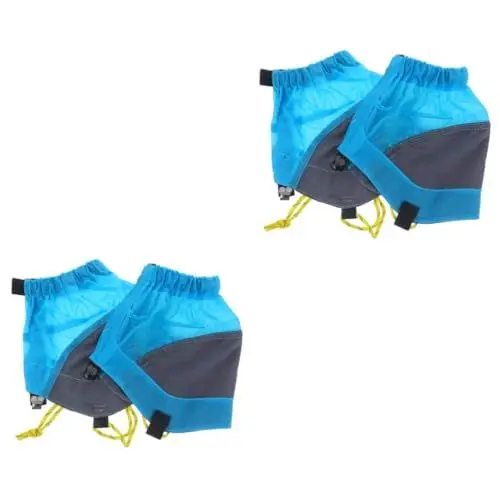 Produktbild: BESPORTBLE 2 Stück Paar Gamaschen Zum Bergsteigen Wanderschuhe Gamasche Schneestiefel-Gamaschen Schneegamaschen Herren Überschuhe Für Draußen Rucksack-Gamaschen Draussen Männer Schuhe Reisen