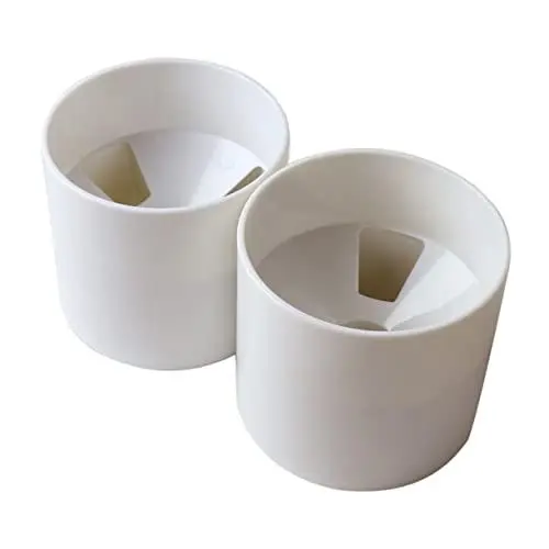 Produktbild: BESPORTBLE 2stücke Golf Putting Cup Robuste Weiße Kunststoff-lochbecher Für Backyard-Training Für Golfenthusiasten Und Hobbyspieler Maße