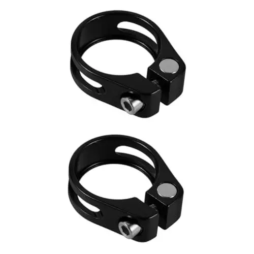 Produktbild: BESPORTBLE 2 Stück Sattelklemme Fahrrad Sattelstütze Fahrradzubehör Aluminiumlegierung Fahrradsitz Clip Rennrad Klemme Rennrad Ersatzteile Sattelstützenkragen Fahrrad Sitzrohr Clip
