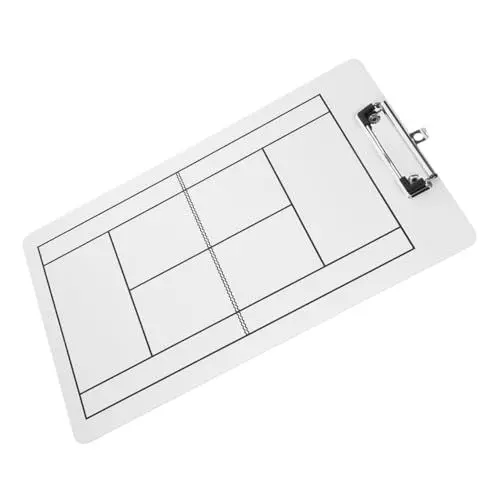 Produktbild: BESPORTBLE 2 Stück Weiße Tafel Zeichenbretter Tenniszubehör Coaching Tennis Klemmbrett Whiteboard Klemmbretter Tragbare Tennistafeln Trocken Abwischbare Trainer Klemmbrett Tennis