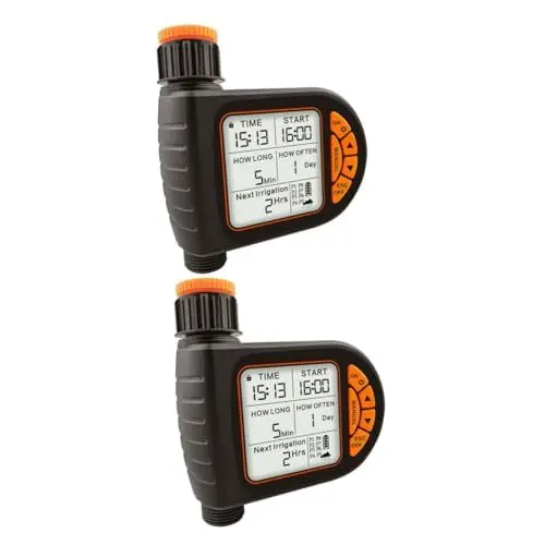 Produktbild: BESPORTBLE 2st Automatischer Blumenbewässerer Für Den Garten Timer Schlauch Automatische Bewässerungssteuerung Sprinklersteuerung Steuerung des Bewässerungssystems Rasenbewässerungssystem Abs