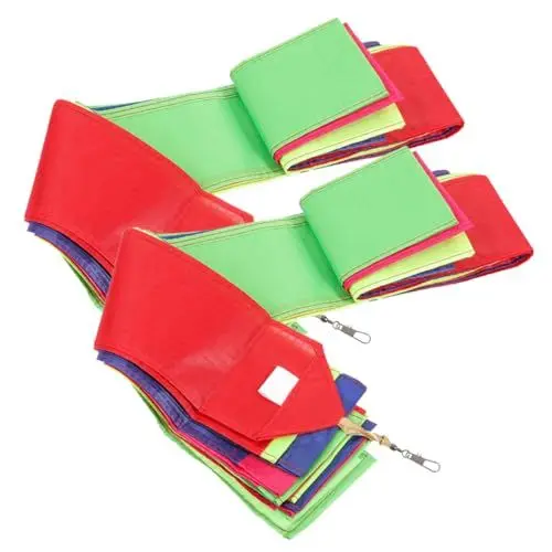 Produktbild: BESPORTBLE 2st Drachenschwanz Drachen Dekorationsset Fliegender Drachen Drachenbauzubehör Für Drachenfliegen Outdoor-Spiele Für Jugendliche Blinddarm Chemiefasertuch