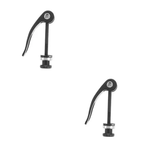 Produktbild: BESPORTBLE 2st Fahrrad-schnellspannhebel Sattelstützenspießwerkzeug Für Fahrrad Schnellspanner Für Fahrradsattelstützen Sattelstützenklemme Mit Schnellspanner Sattelklemme Metall Black