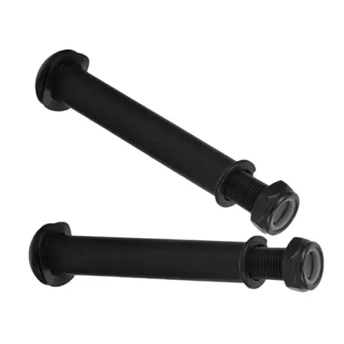 Produktbild: BESPORTBLE 2st Fitness-Crosstrainer Fitness-zubehör Fitnessgeräte Ellipsentrainer Heimtrainer-Schraube Zubehör Für Crosstrainer Elliptischer Fahrradbolzen Fahrradreparaturteile Black Stahl